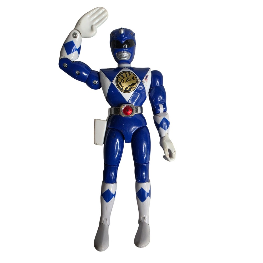 Bandai Power Rangers Blue Ranger Auto-Morphin Action Figure 1994 8in